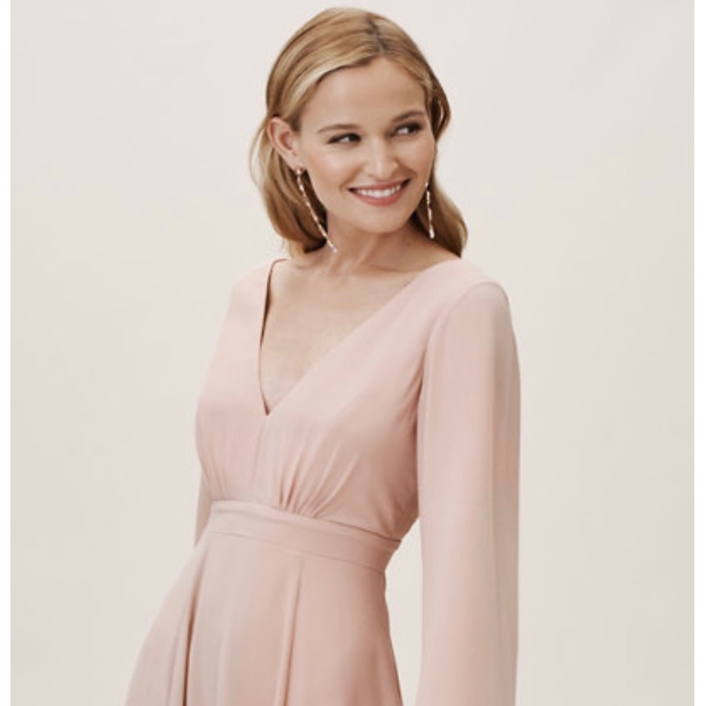 NWT BHLDN Doria Dress in whipped apricot.